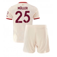 Bayern Munich Thomas Muller #25 Tredjeställ Barn 2024-25 Korta ärmar (+ Korta byxor)